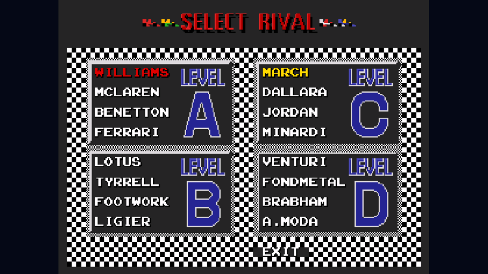 Select Your Rival comparison - Select Your Rival 1992